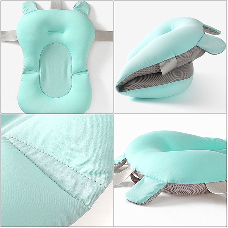 Newborn Safety Bath Support Cushion - Blue_2