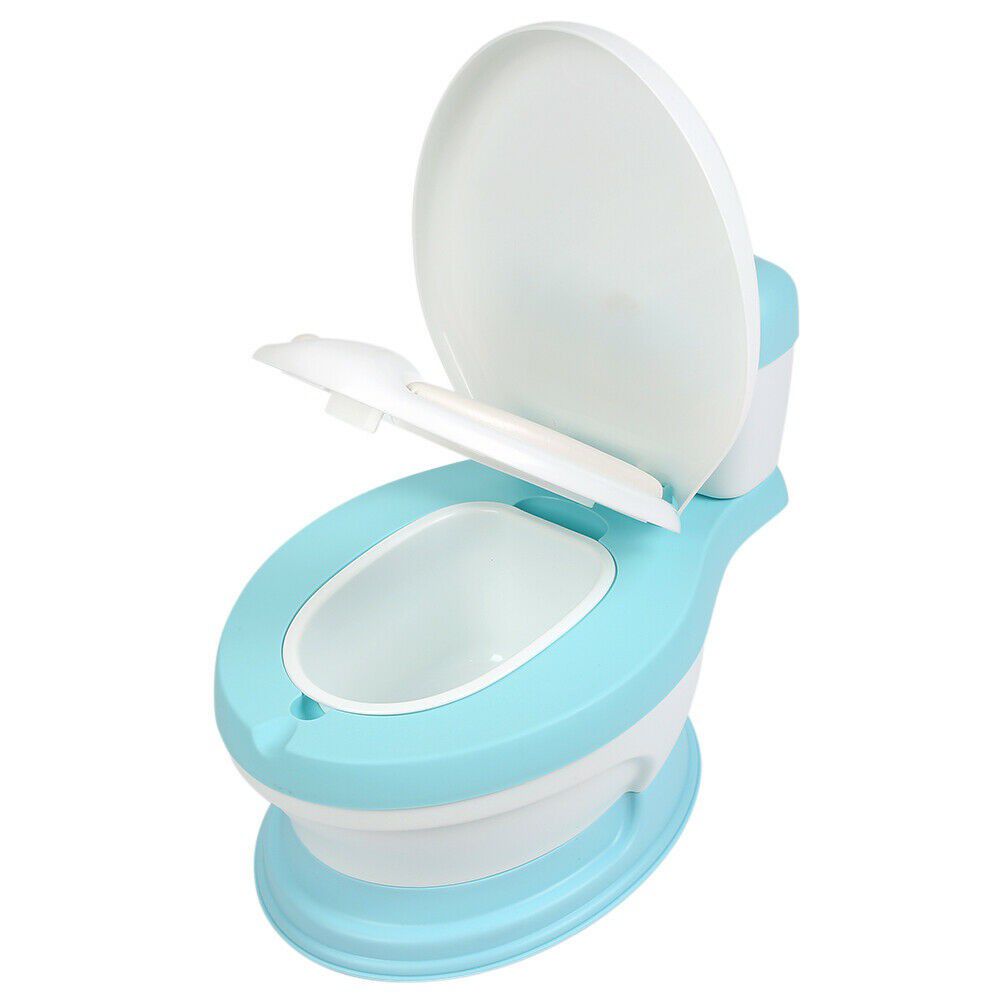 Baby Training Toilet Potty Trainer Chair -Blue_0