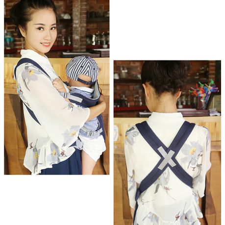 Multi Functional Baby Hip Seat Carrier - Blue_1