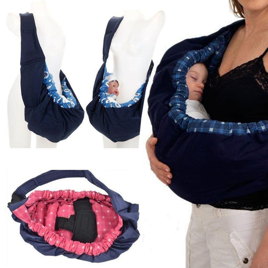 Baby Carrier Sling Wrap Swaddling Strap Sleeping Bag - Blue_0