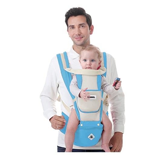 Hip Seat Baby Carrier - Blue_0